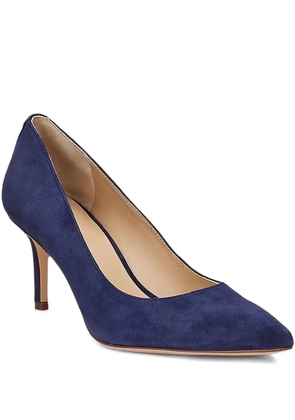 Lauren Ralph Lauren pointed-toe suede pumps - Blue