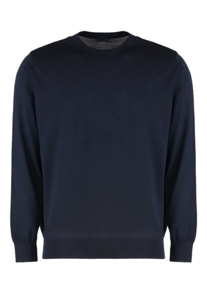 Paul & Shark embroidered crew-neck sweater - Blue