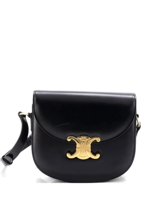 Celine Pre-Owned Triomphe Besace Clea Flap Bag Leather shoulder bag - Black