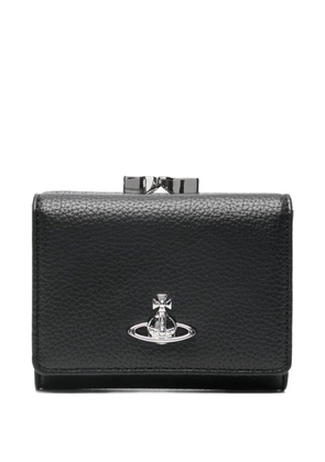 Vivienne Westwood small Frame orb-plaque wallet - Black