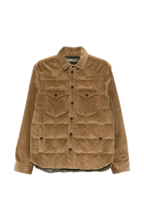 Moncler Grenoble Gelt corduroy padded shirt jacket - Brown