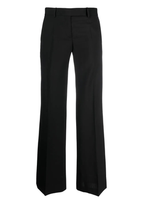 QUIRA mid-rise wide-leg tailored trousers - Black