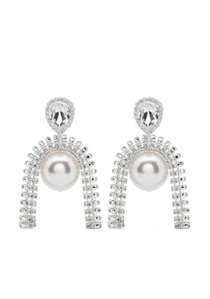 Magda Butrym pearl-embellished drop earrings - Silver