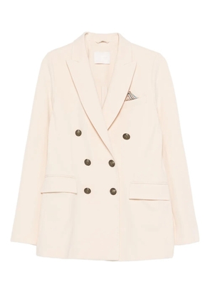 Circolo 1901 double-breasted pocket-detail blazer - Neutrals