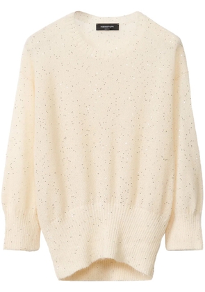 Fabiana Filippi sequined sweater - Neutrals