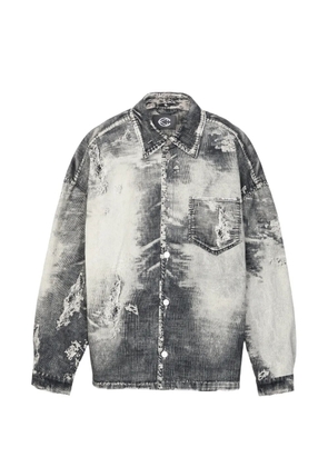 CamperLab distressed denim shirt - Grey