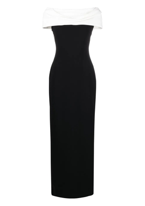 Solace London The Eva off-shoulder dress - Black