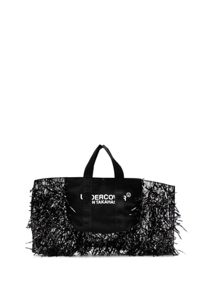 Undercover logo print tote bag - Black