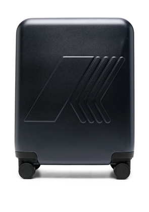 K-Way Eudoxie logo-embellished wheeled suitcase - Blue