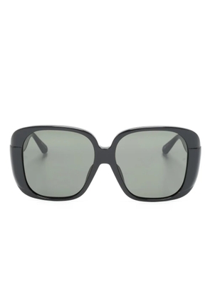 Linda Farrow Mima square-frame sunglasses - Black