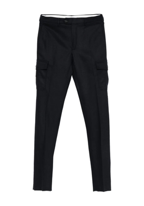 Incotex pressed-crease cargo trousers - Blue