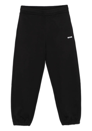 MSGM logo-print track pants - Black