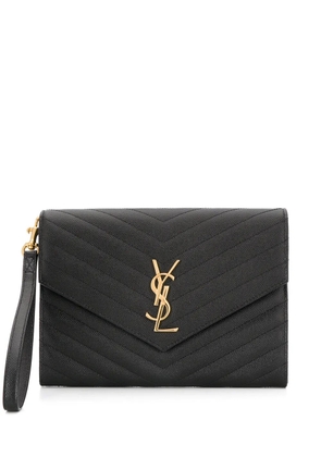 Saint Laurent YSL New Pouch Monogram clutch bag - Black