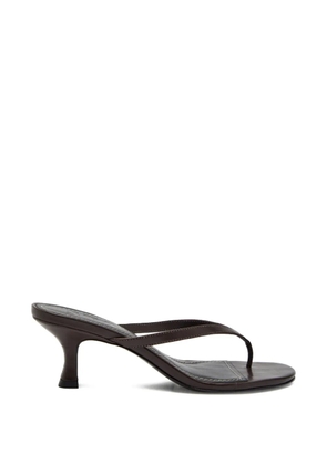 STAUD Freja thong-strap sandals - Brown