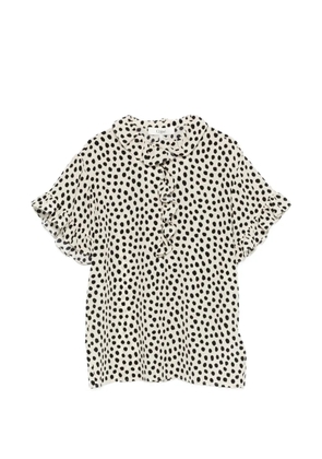 Chloé ruffled-neck blouse - White