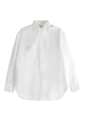 Studio Nicholson Leto patch-pocket long-sleeve shirt - White
