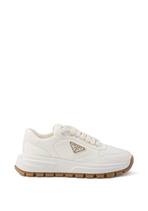 Prada Prax 01 leather sneakers - White