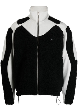 GmbH Ercan funnel-neck fleece jacket - Grey