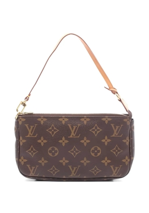 Louis Vuitton Pre-Owned 2001 Monogram-pattern clutch bag - Brown