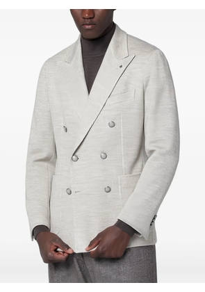 Tagliatore Montecarlo double-breasted blazer - Neutrals
