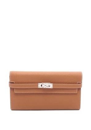 Hermès Pre-Owned 2017 bi-fold leather wallet - Brown