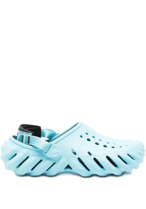 Crocs perforated-detail rubber clogs - Blue