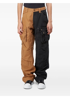 (di)vision two-tone cargo trousers - Beige
