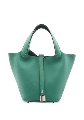 Hermès Pre-Owned 2025 PM Picotin Lock leather tote bag - Green