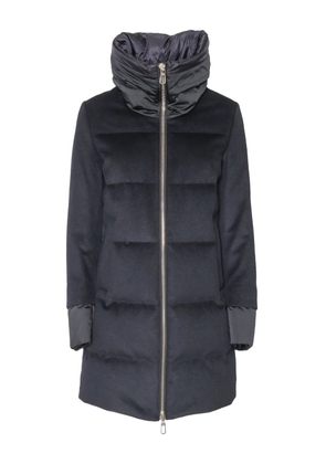 Duno Adriel drawstring funnel-neck coat - Grey