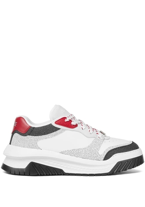 Versace Odissea leather sneakers - White