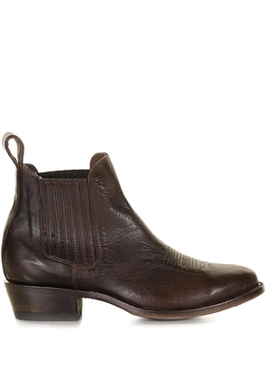 Mexicana leather ankle boots - Brown