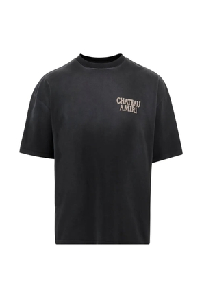 AMIRI logo-detail printed T-shirt - Black