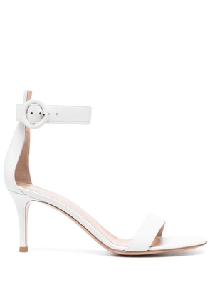 Gianvito Rossi Portofino 70mm leather sandals - White