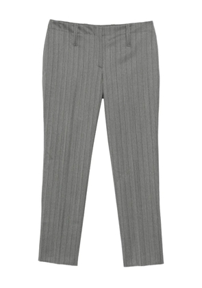 Alexander McQueen pinstripe wool trousers - Grey