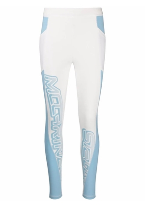 Stella McCartney logo-print leggings - White