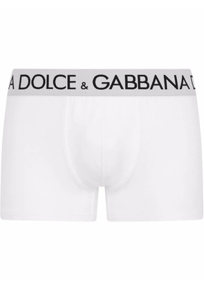 Dolce & Gabbana logo-waistband boxer briefs - White