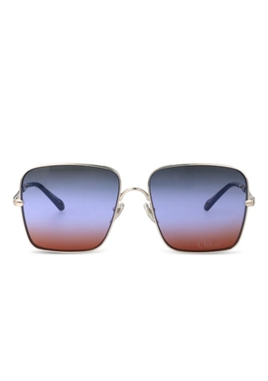 Chloé Eyewear square-frame sunglasses - Silver