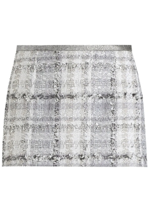 Dolce & Gabbana tweed mini skirt - Grey