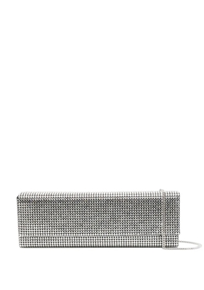 Amina Muaddi Paloma crystal-embellished clutch bag - Black