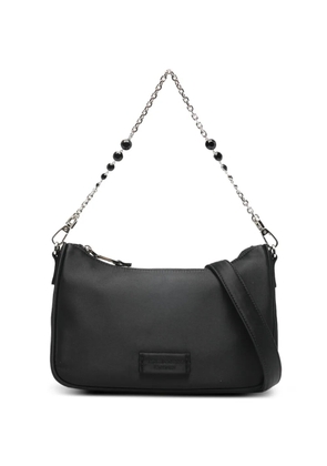 Emporio Armani beaded chain shoulder bag - Black
