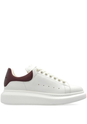 Alexander McQueen Oversized leather sneakers - White