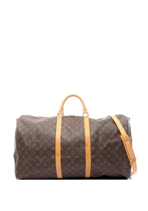 Louis Vuitton Pre-Owned 2003 60 Keepall Bandoulière Monogram luggage bag - Brown