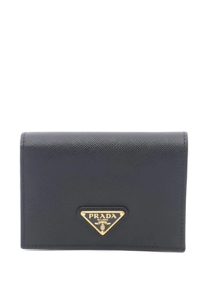 Prada Pre-Owned 1920s saffiano bi-fold wallet - Black
