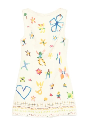 ALEMAIS Sidi floral mini dress - Yellow