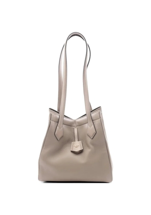 Fendi Pre-Owned Medium Origami leather shoulder bag - Neutrals
