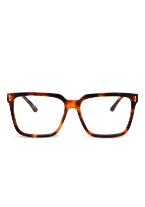 Isabel Marant Eyewear rectangle-frame glasses - Orange