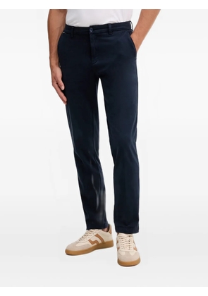BOSS logo-patch trousers - Blue