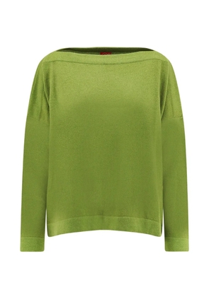 f cashmere boat-neck sweater - Green