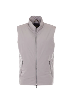 Moorer Senio zip-fastening front-pockets vest - Grey