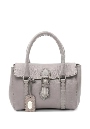 Fendi Pre-Owned 2000s mini Linda leather tote bag - Grey